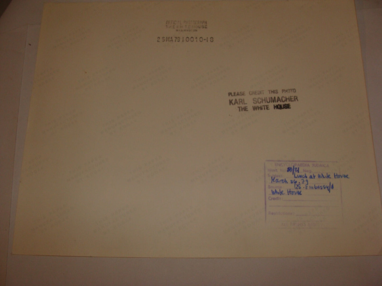 Pol Photo Israel Ad President Jimmy Carter Prime Minister Begin Egypt Sadat Peac