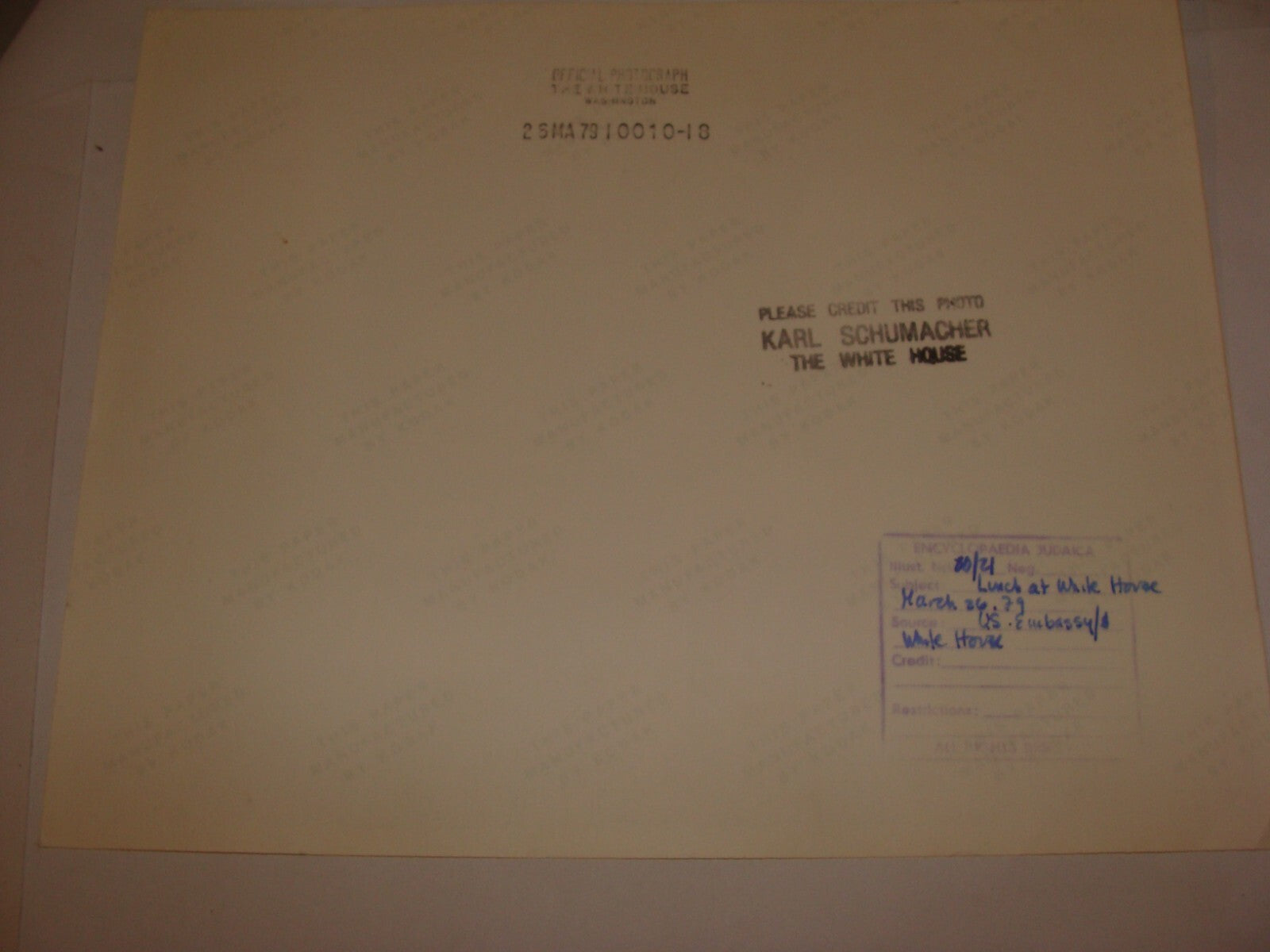 Pol Photo Israel Ad President Jimmy Carter Prime Minister Begin Egypt Sadat Peac