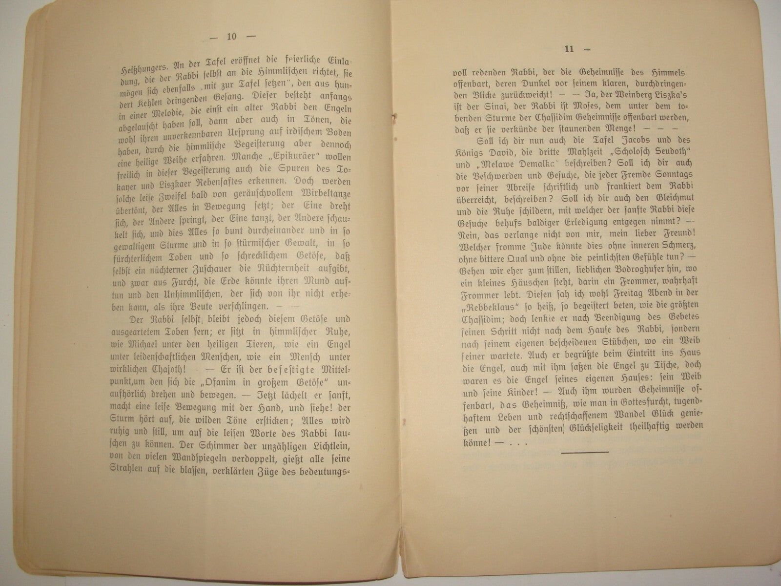 Germany Booklet Jewish Judaica 1914 Liszka to Berlin Rabbi Horovitz Frankfurt