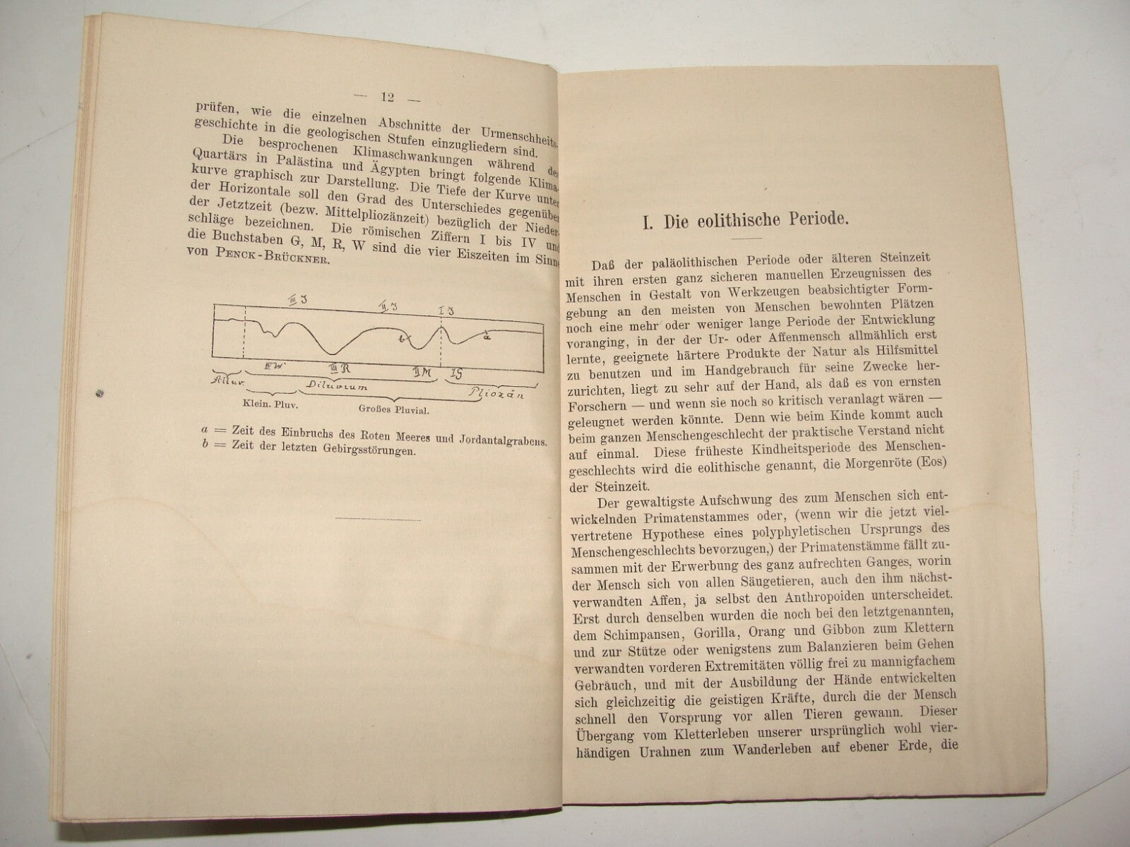 1921 Palestine Syria North Africa Blanckenhorn Geology History Book German Map