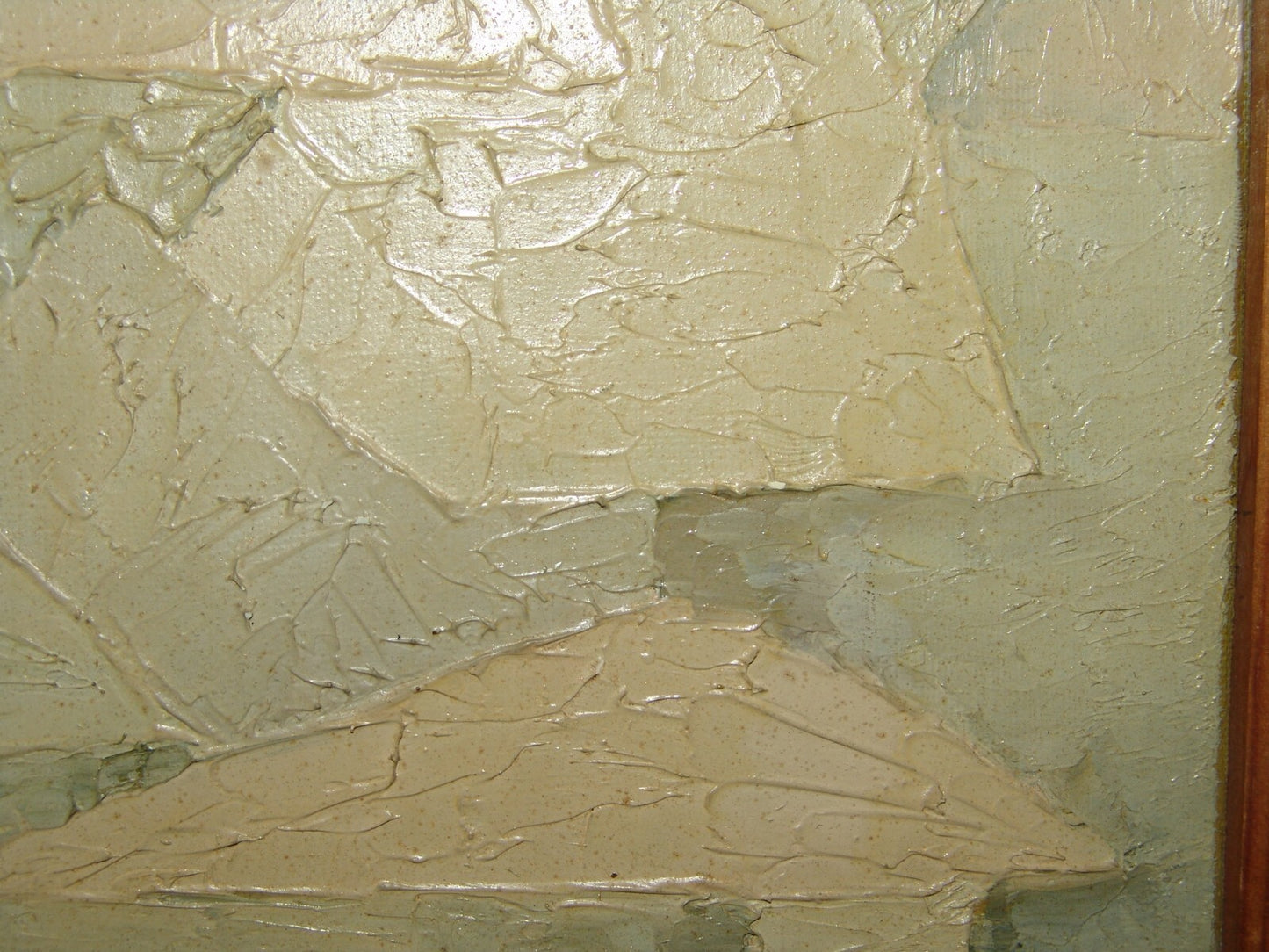 israel israeli art Sioma Baram abstract oil painting signed France Paris 1958