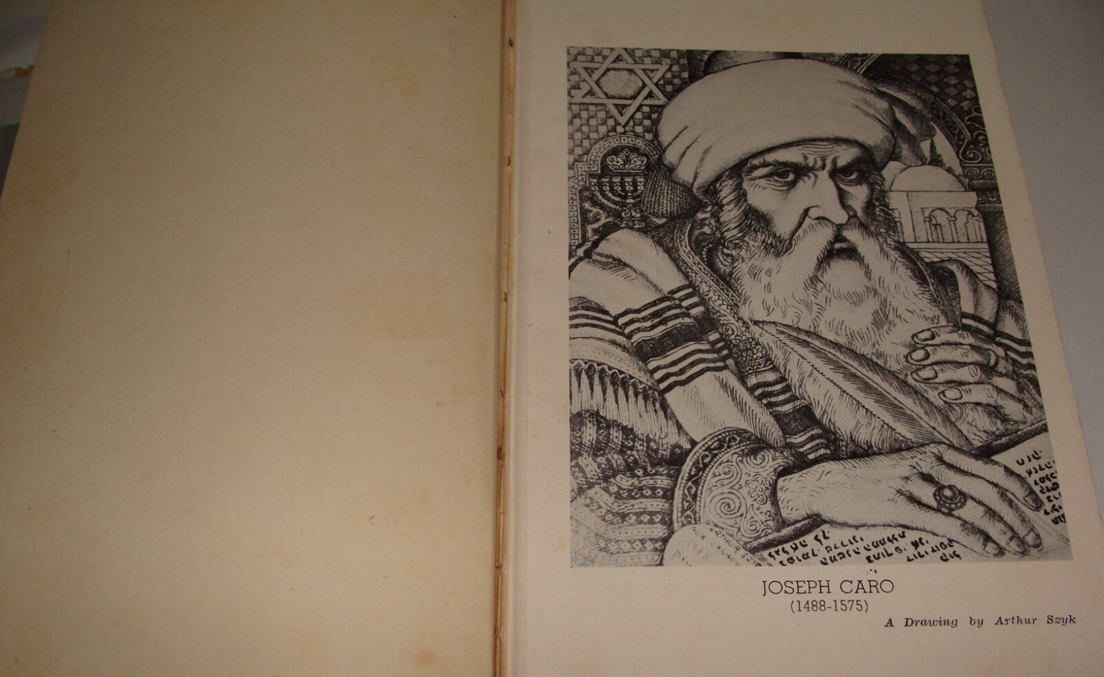 Book Jewish Judaica 1949 Rabbi JOSEPH CARO MAGGID Kabbalah By HIRSCH LEIB GORDON