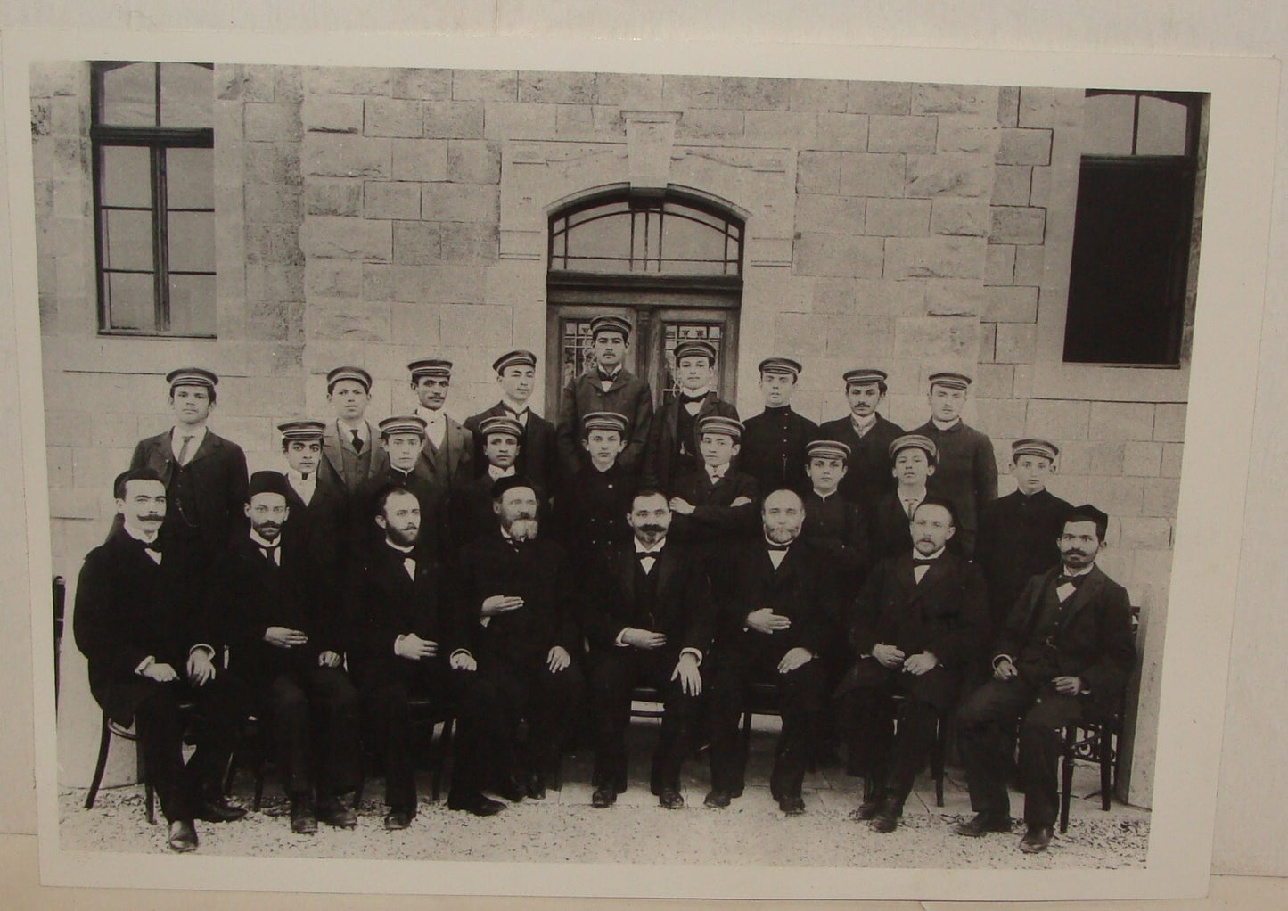 Photo Print, 1904 Ottoman Palestine Israel Jerusalem EZRA School Zionist Teacher