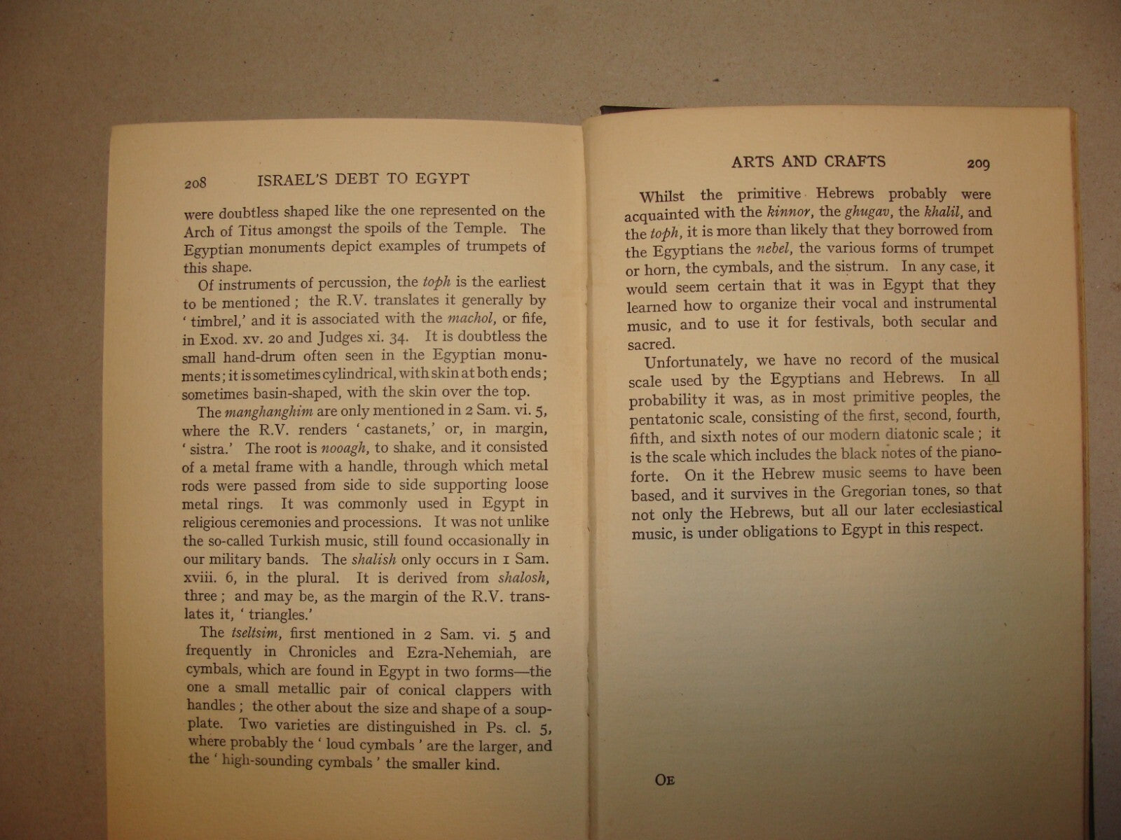 Book Jewish RARE 1928 ISRAEL'S DEBT TO EGYPT Israel History Judaica London