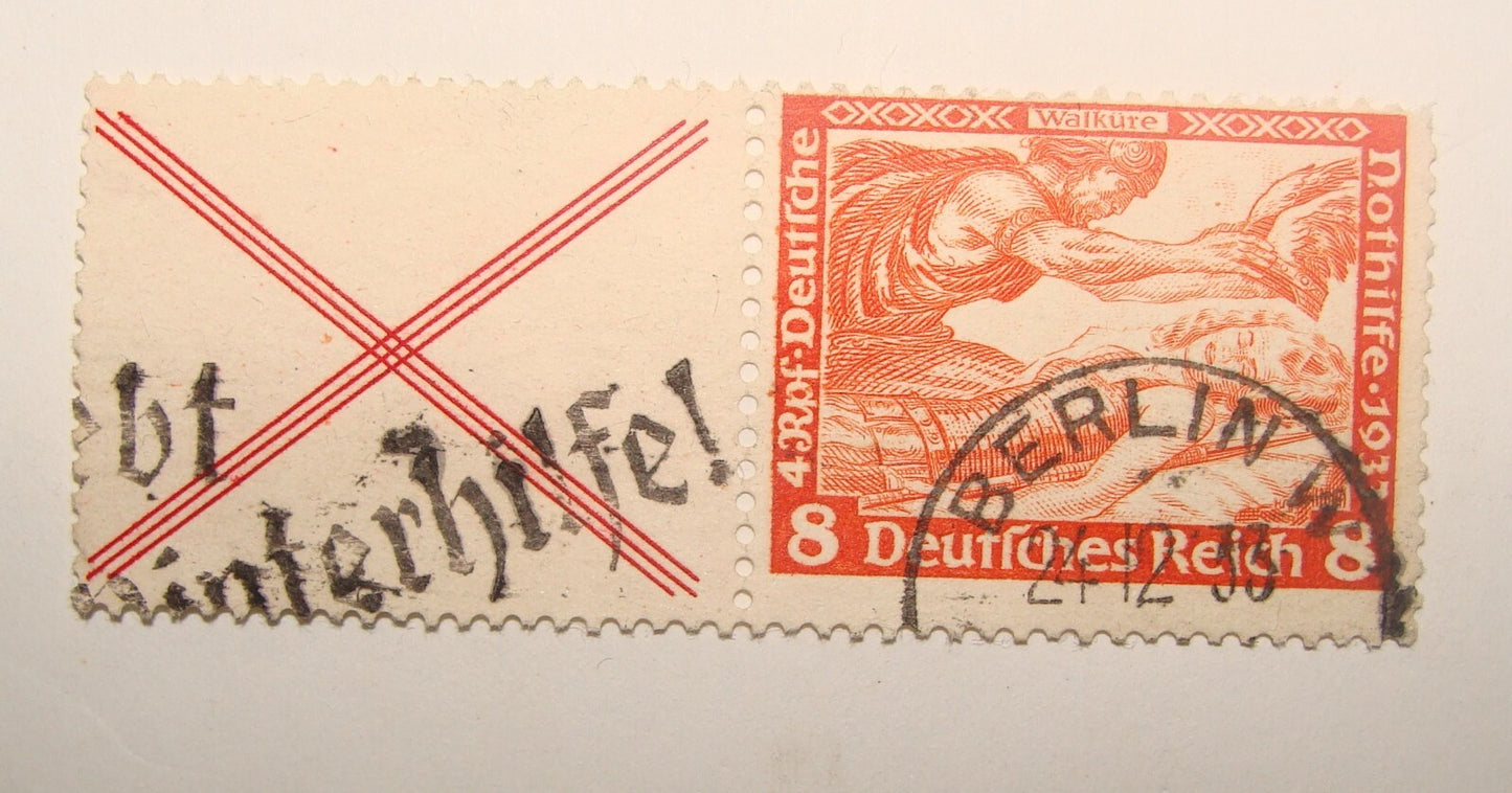 Germany   1930s Deutsche Reich Stamp Nothlife NO GUM