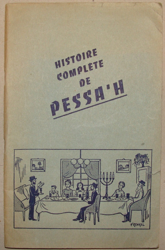 Book Jewish Judaica 1955 French France PASSOVER Chabad Lubavitch Rabbi History