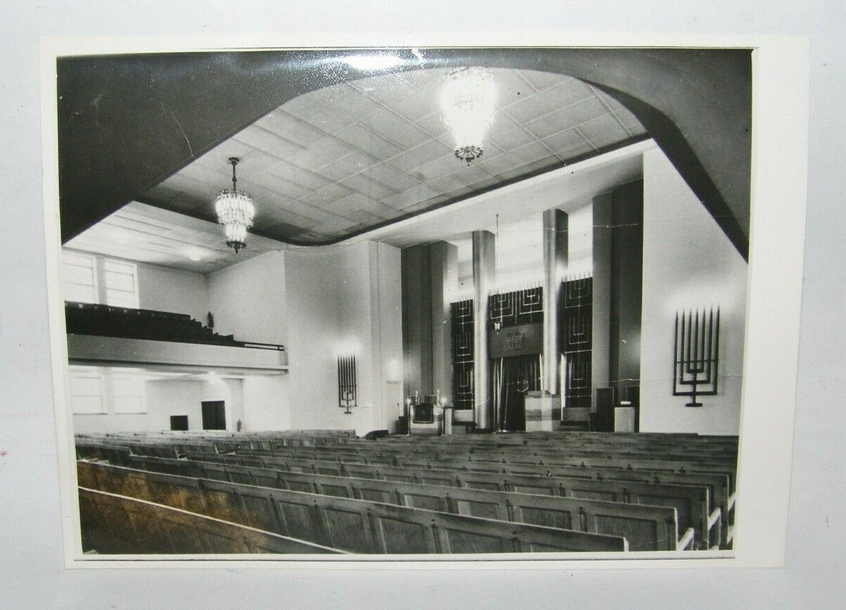 Photo Jewish Judaica South Africa Johannesburg Temple Israel Synagogue vintage