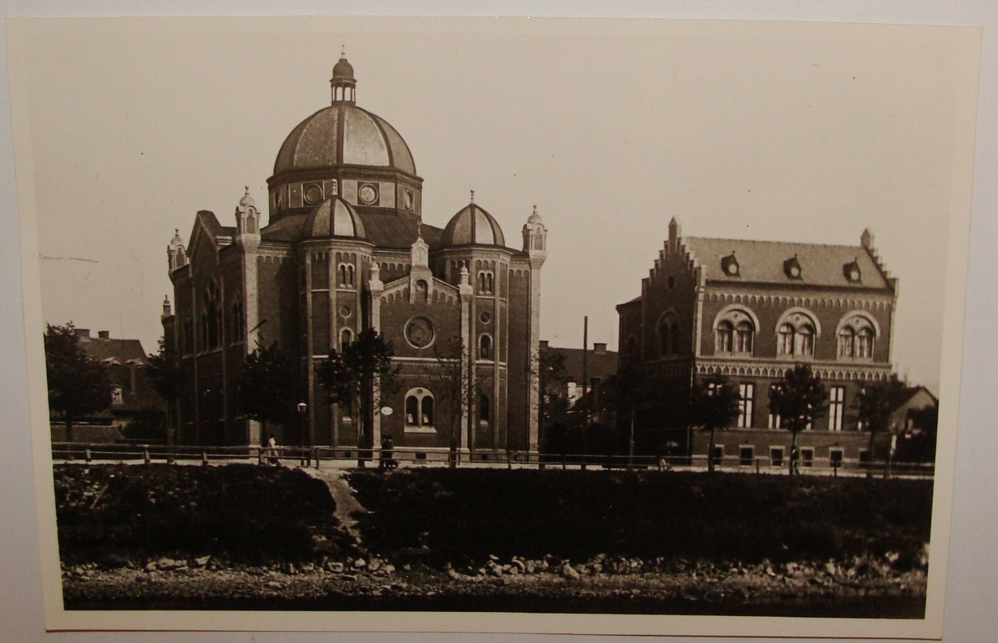 Germany Photo Print Jewish Judaica   Synagogue Destroyed Crystal Night Pogrom