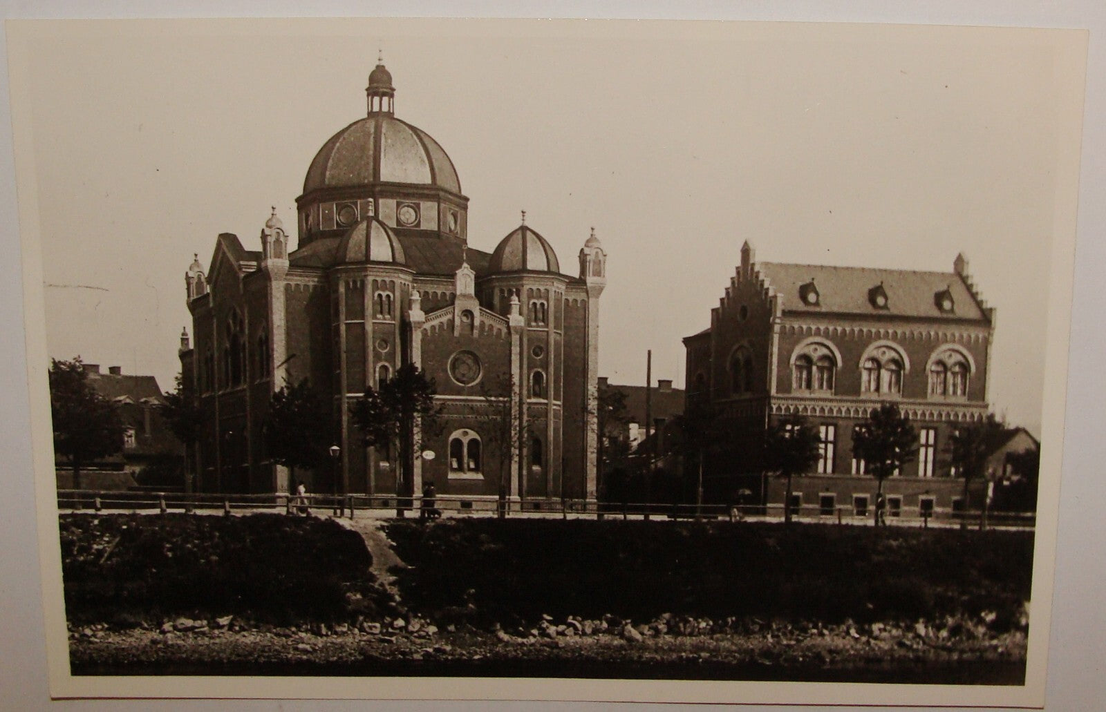 Germany Photo Print Jewish Judaica   Synagogue Destroyed Crystal Night Pogrom