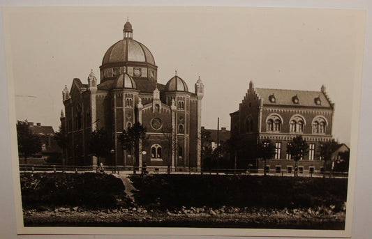 Germany Photo Print Jewish Judaica   Synagogue Destroyed Crystal Night Pogrom
