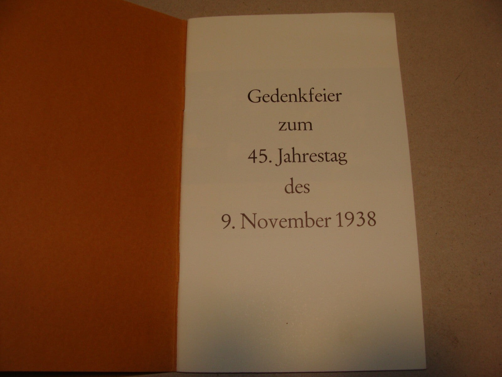 Germany Jewish Judaica German Hamburg Synagogue 1938 Kristallnacht 45 Years 1983