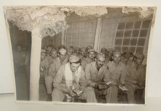  Jewish Judaica WW2 British Army Brigade Asia Burma Rabbi Rosh Hashana Photo