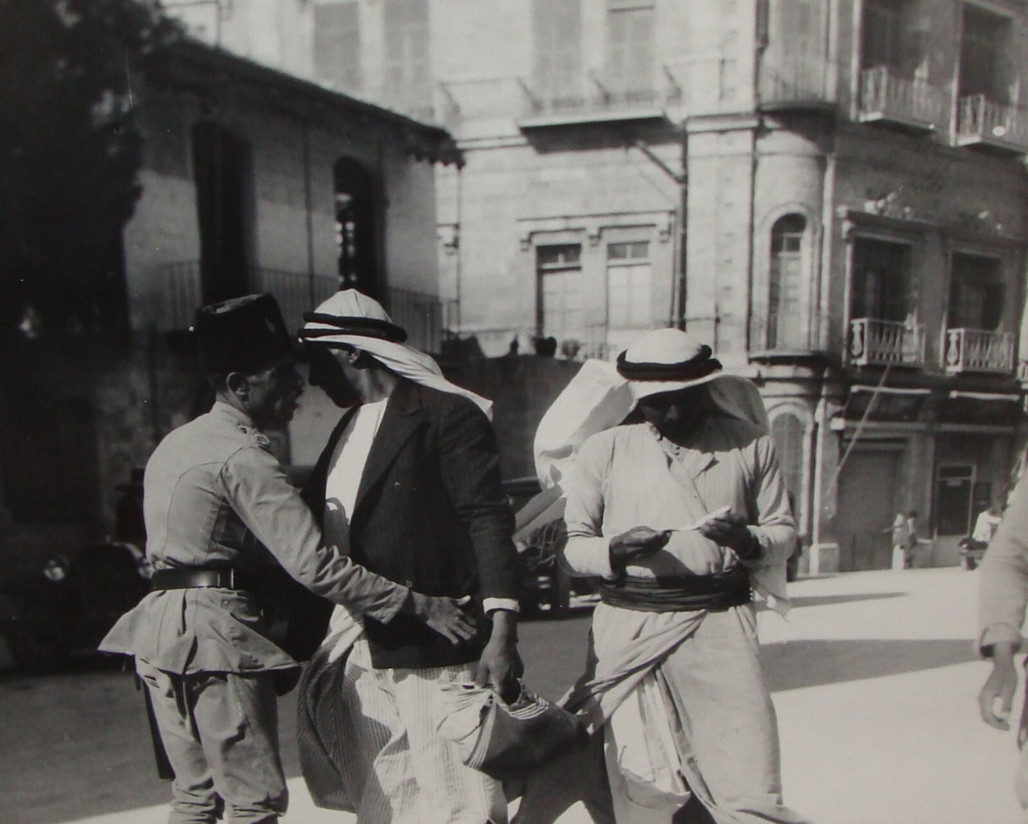 Photo Print Palestine MATSON , 1929 Israel Jewish Arab Riots Jerusalem Police