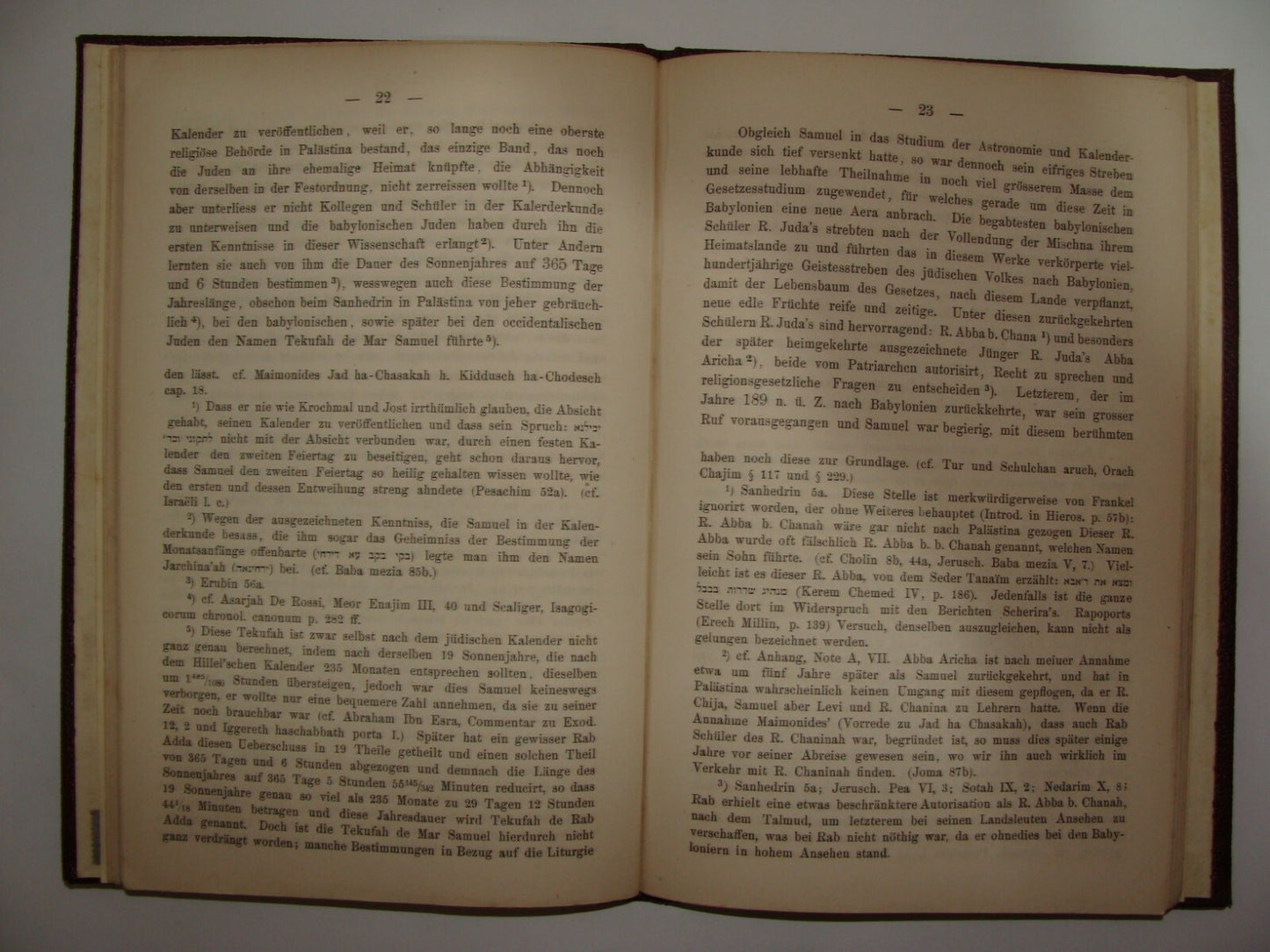 Germany Book Jewish RARE Judaica Antique 1873 German Leipzig MAR SAMUEL Hoffmann