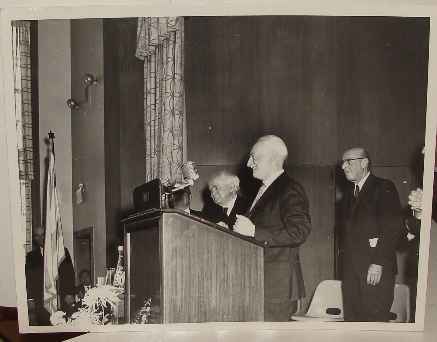 Photo Jewish Judaica Israel Ben Gurion United States Brookline Massachusetts