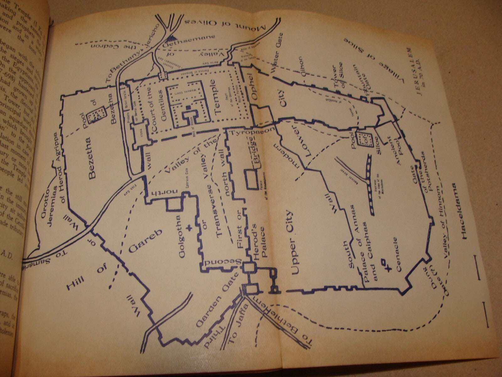 Book Israel 1961 Guide to the Holy Land Jerusalem Map
