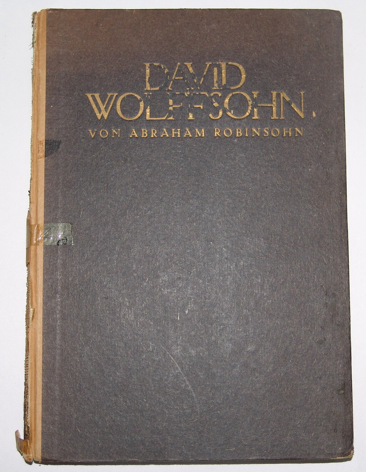 Book Jewish Judaica 1921 David Wolffsohn Herzl Zionism Zionist Congress German