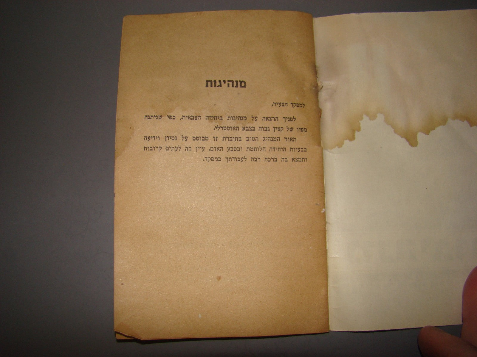 Book Jewish hebrew vintage israel IDF zahal commanders Notrim soldiers Officers