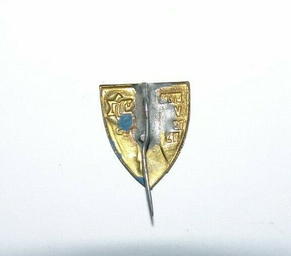 Jewish Judaica Palestine Israel Hebrew Zionist Pin Maccabi Maccabiah 1938
