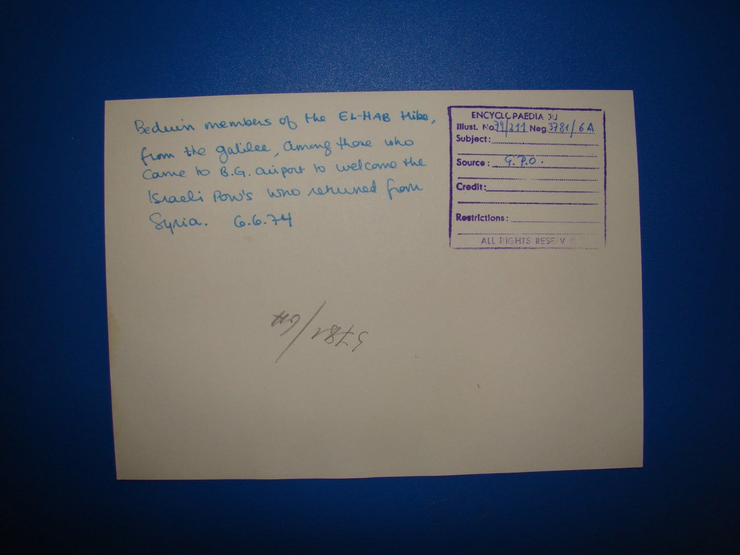 Israel Army 1974 Yom Kippur IDF Soldiers Syria Prisoners of War Return Photos