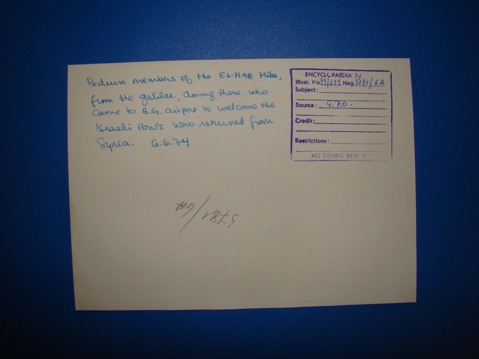 Israel Army 1974 Yom Kippur IDF Soldiers Syria Prisoners of War Return Photos