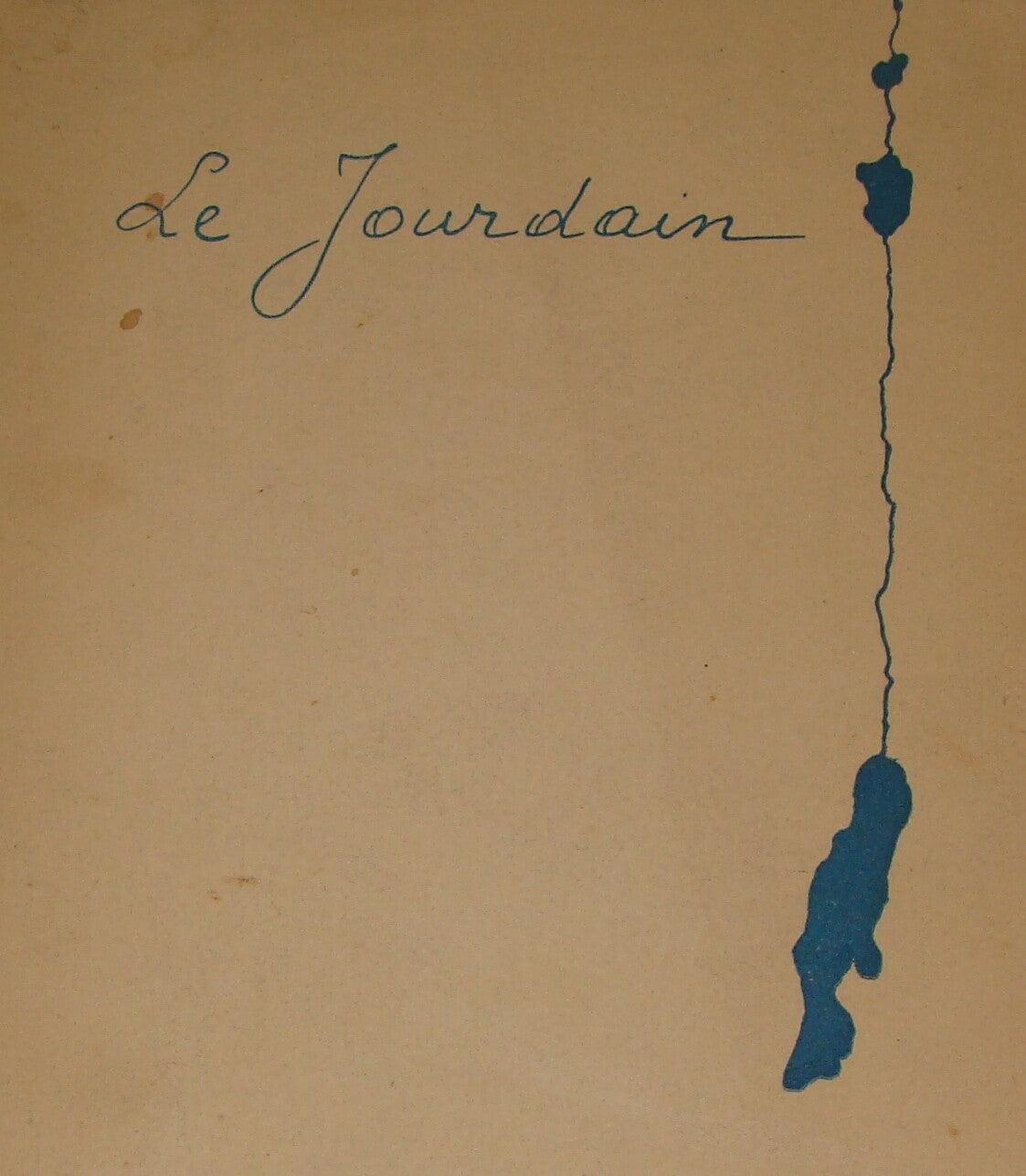 Book Jewish Judaica Joseph Milbauer SIGNED Poetry Songs Art JORDAN French 1955
