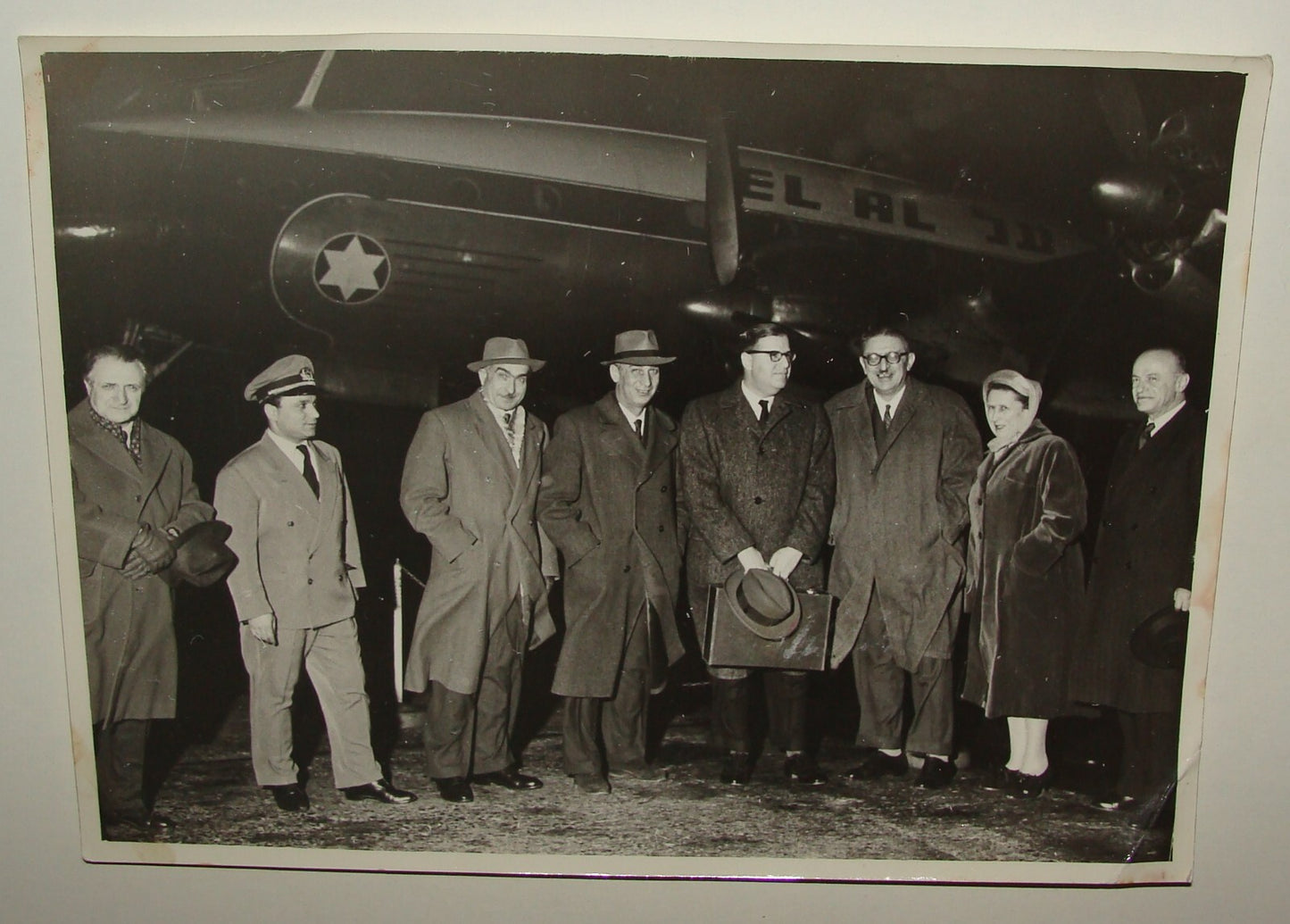 Photo Jewish Judaica Israel Israeli ABBA EBAN EL AL Airlines