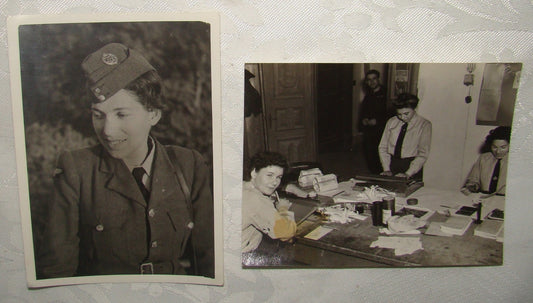 WW2 World War II Jewish Hebrew British Army RAF WAAF Soldier Photo Aircraft LACW