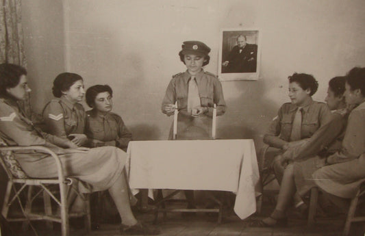 Photo Print, Jewish British Army Military Palestine ATS Female Soldiers 1943 WW2