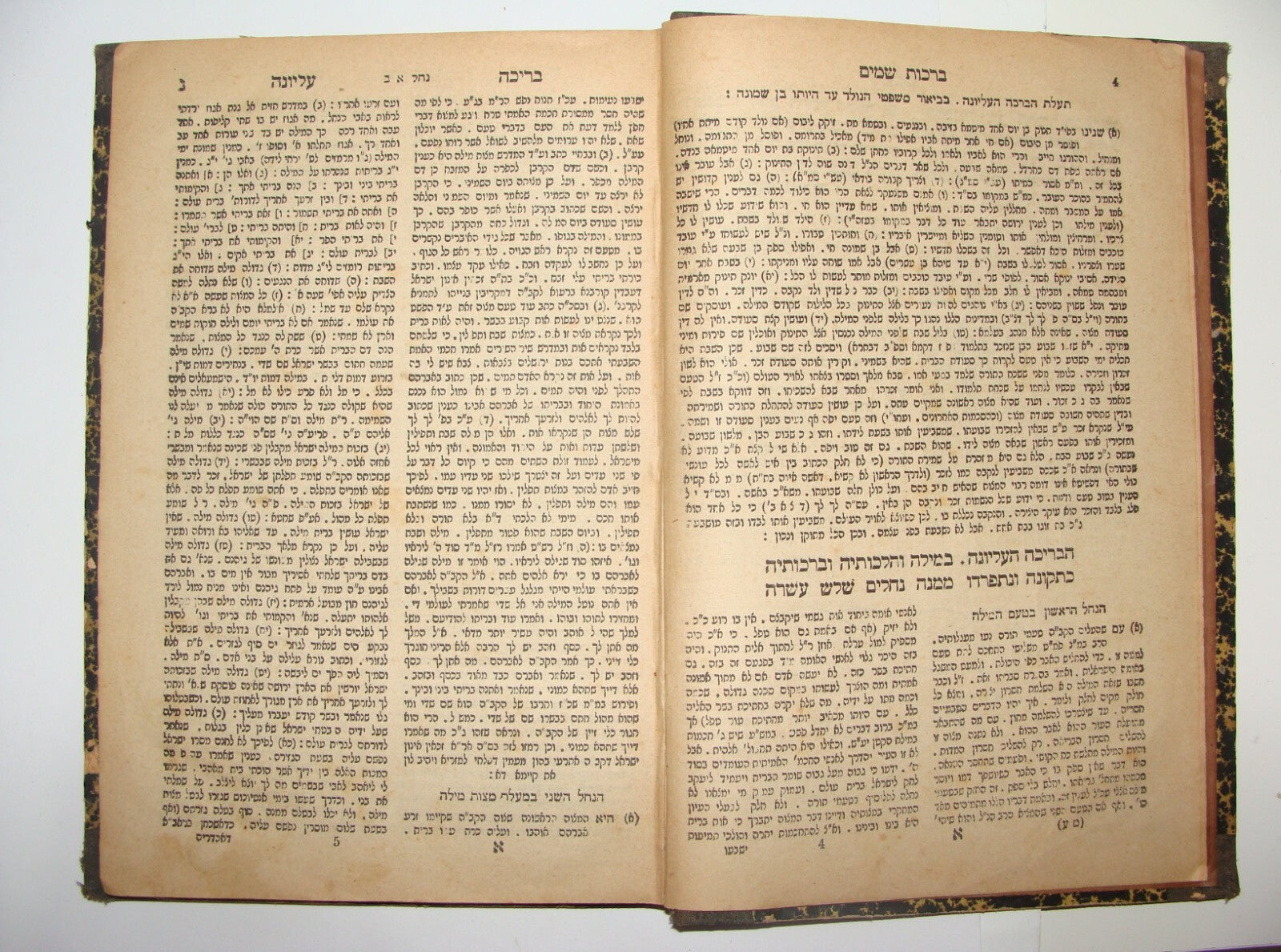 Book Jewish Judaica Antique Rabbi Sefer Birat Migdal Oz Warsaw 1887 בירת מגדל עז