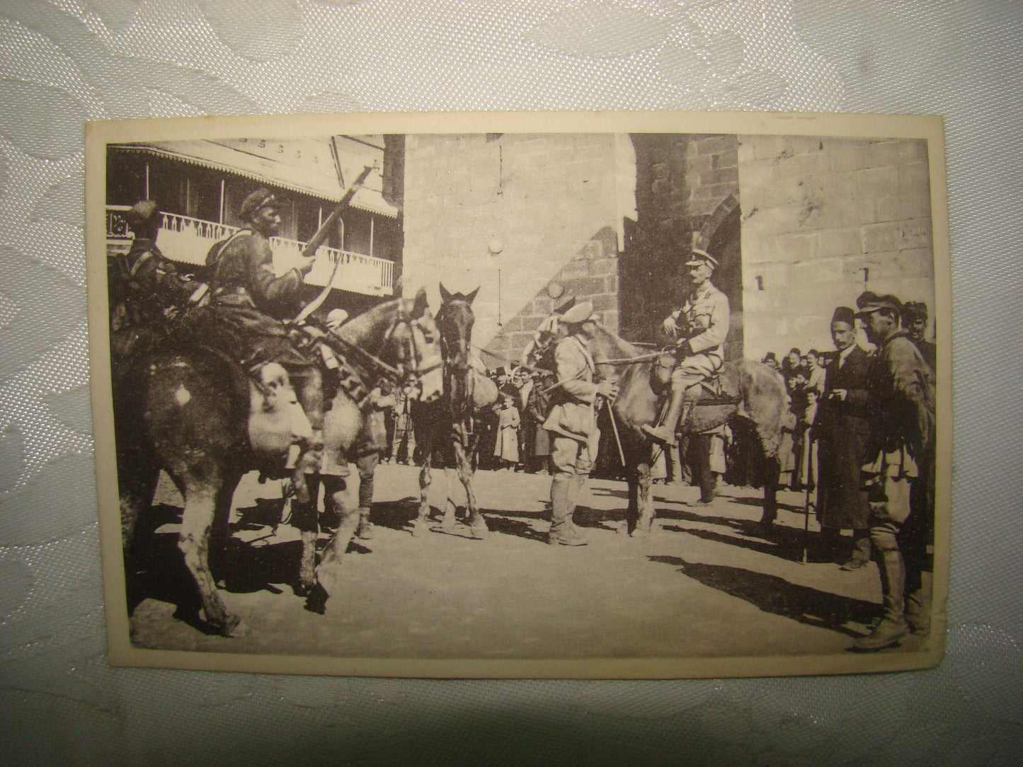 Photo Palestine Card RARE Jewish Judaica Eretz Israel Simini Postcard Jerusalem