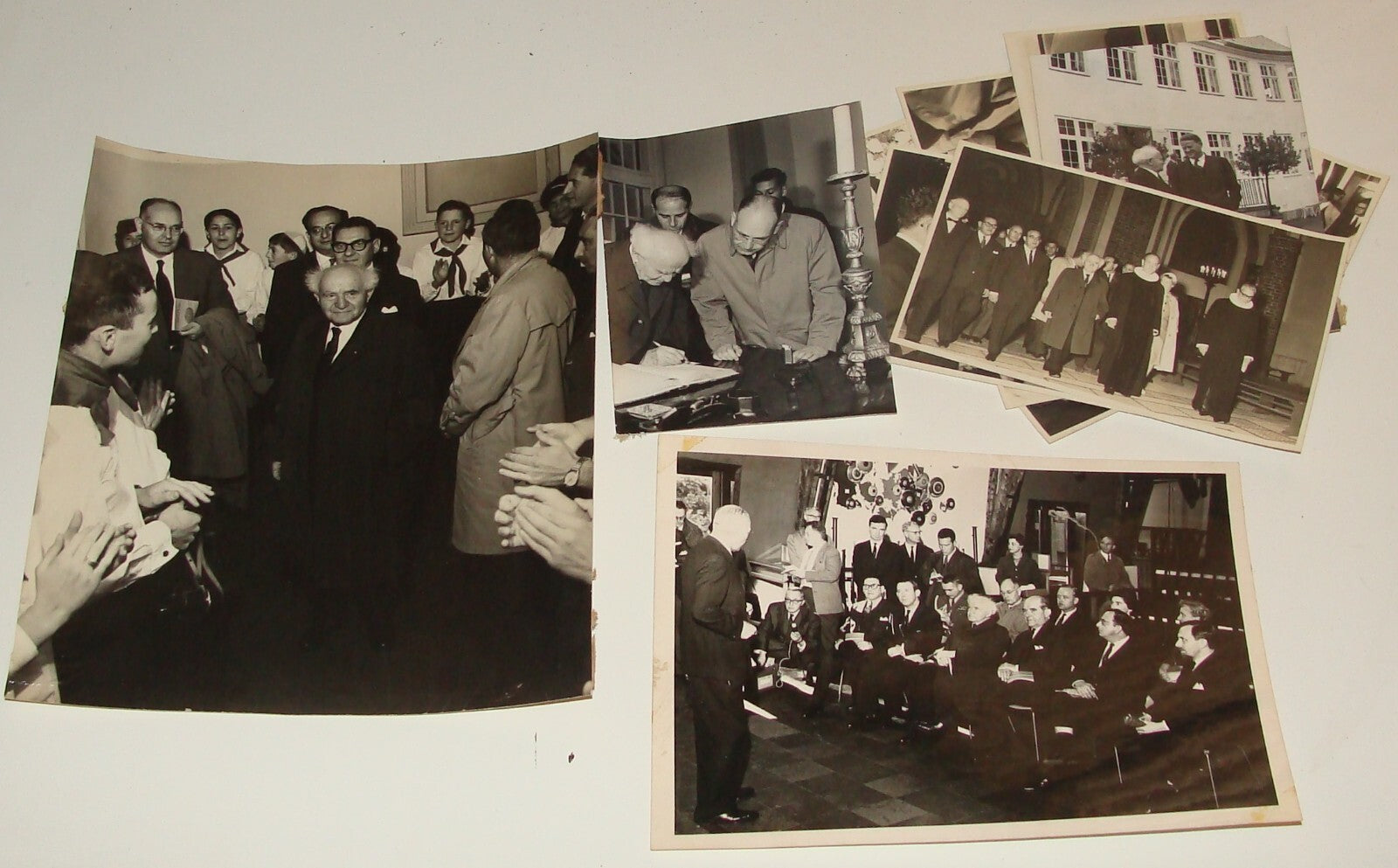 Pol Jewish Judaica 1962 Israel Prime Minister David Ben Gurion Denmark Visit