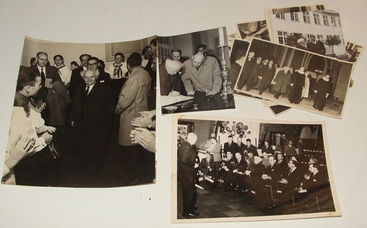 Pol Jewish Judaica 1962 Israel Prime Minister David Ben Gurion Denmark Visit