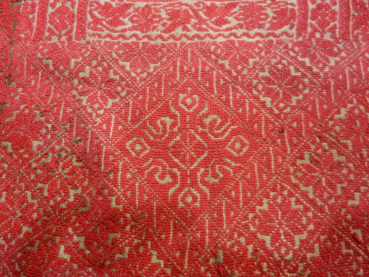 Ad Palestine PALESTINIAN EMBROIDERY DRESS ANTIQUE TRADITIONAL ARABIC FABRIC #