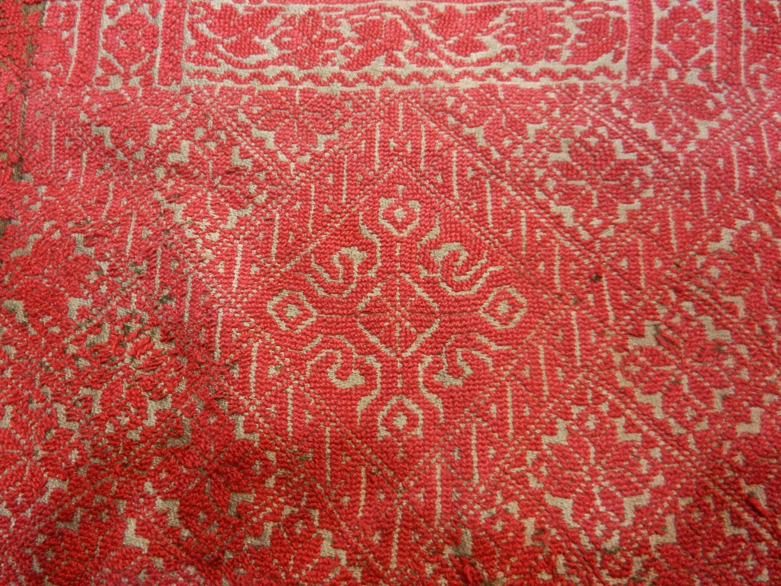 Ad Palestine PALESTINIAN EMBROIDERY DRESS ANTIQUE TRADITIONAL ARABIC FABRIC #