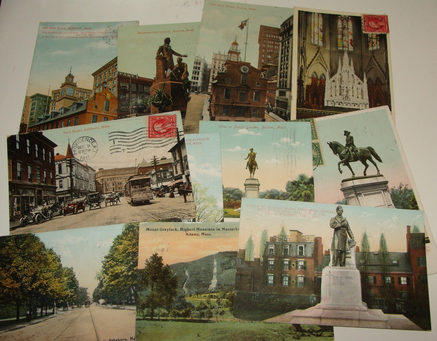 1910 UNITED STATES BOSTON MASSACHUSETTS POSTCARD X11