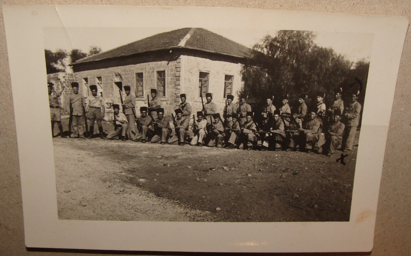 Photo Palestine RARE 1930s-40s Jewish Judaica Israel Hebrew Police NOTRIM x5