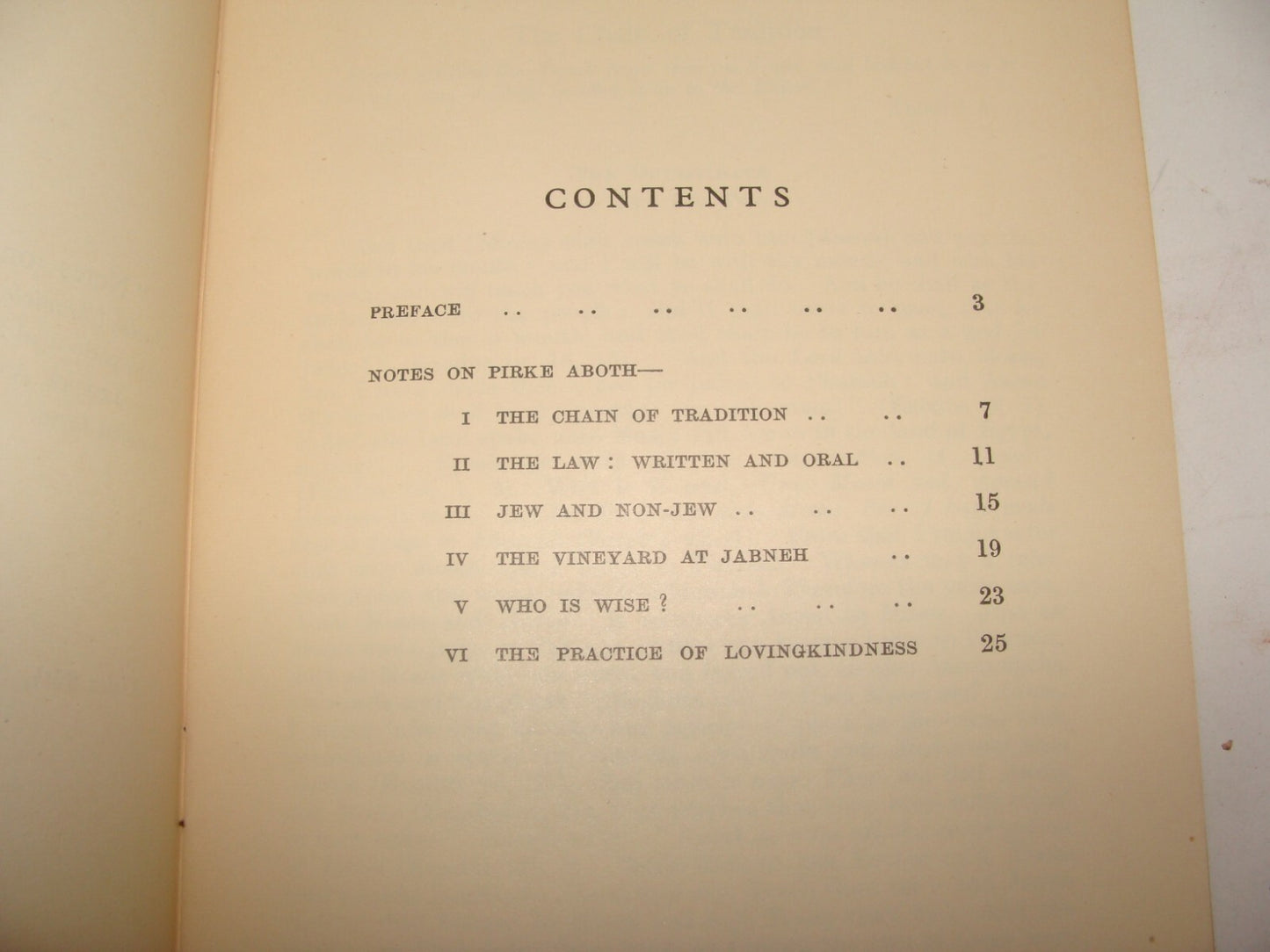 Booklet Jewish Judaica Rabbi Levy Notes on Pirke Aboth London 1939