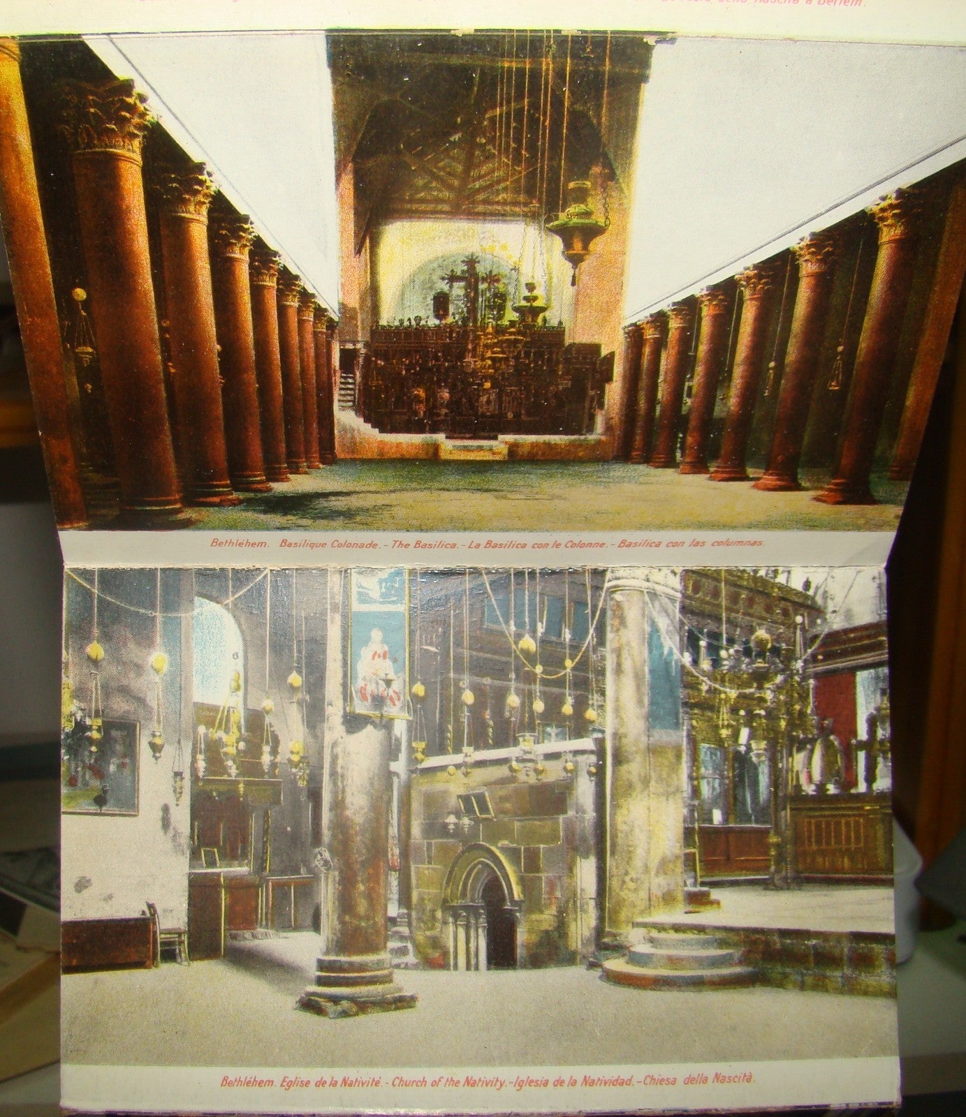 Photo Palestine Jewish judaica Souvenir Bethlehem 12 Views Album in Color SIMINI