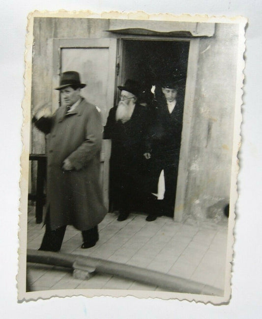 Photo Palestine Jewish Judaica Eretz Israel rabbi Aryeh Levin רבי אריה לוין