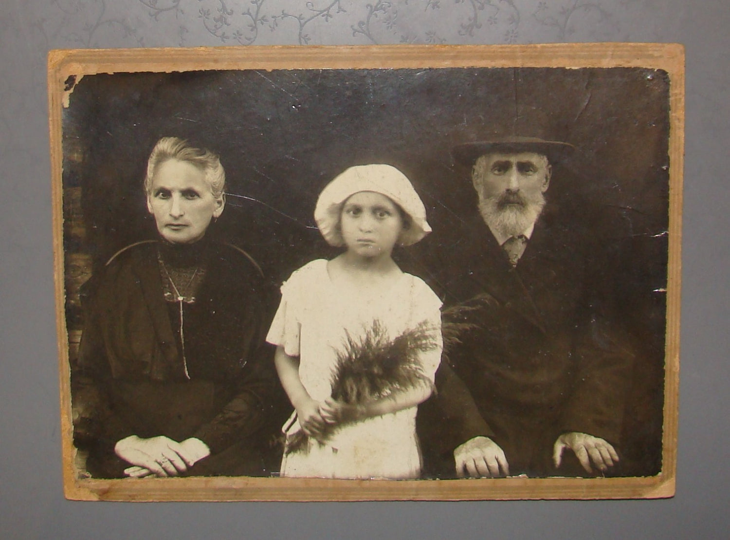 Germany Photo Jewish judaica antique rabbi family cdv russia   poland jews ?