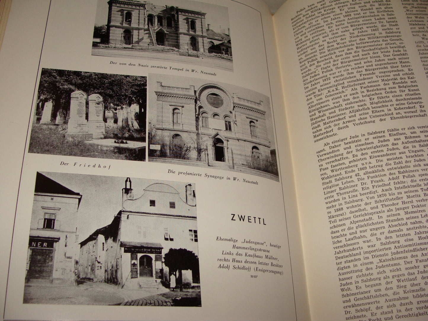 Book Jewish Judaica Austria Jews History 1971 In German Photos