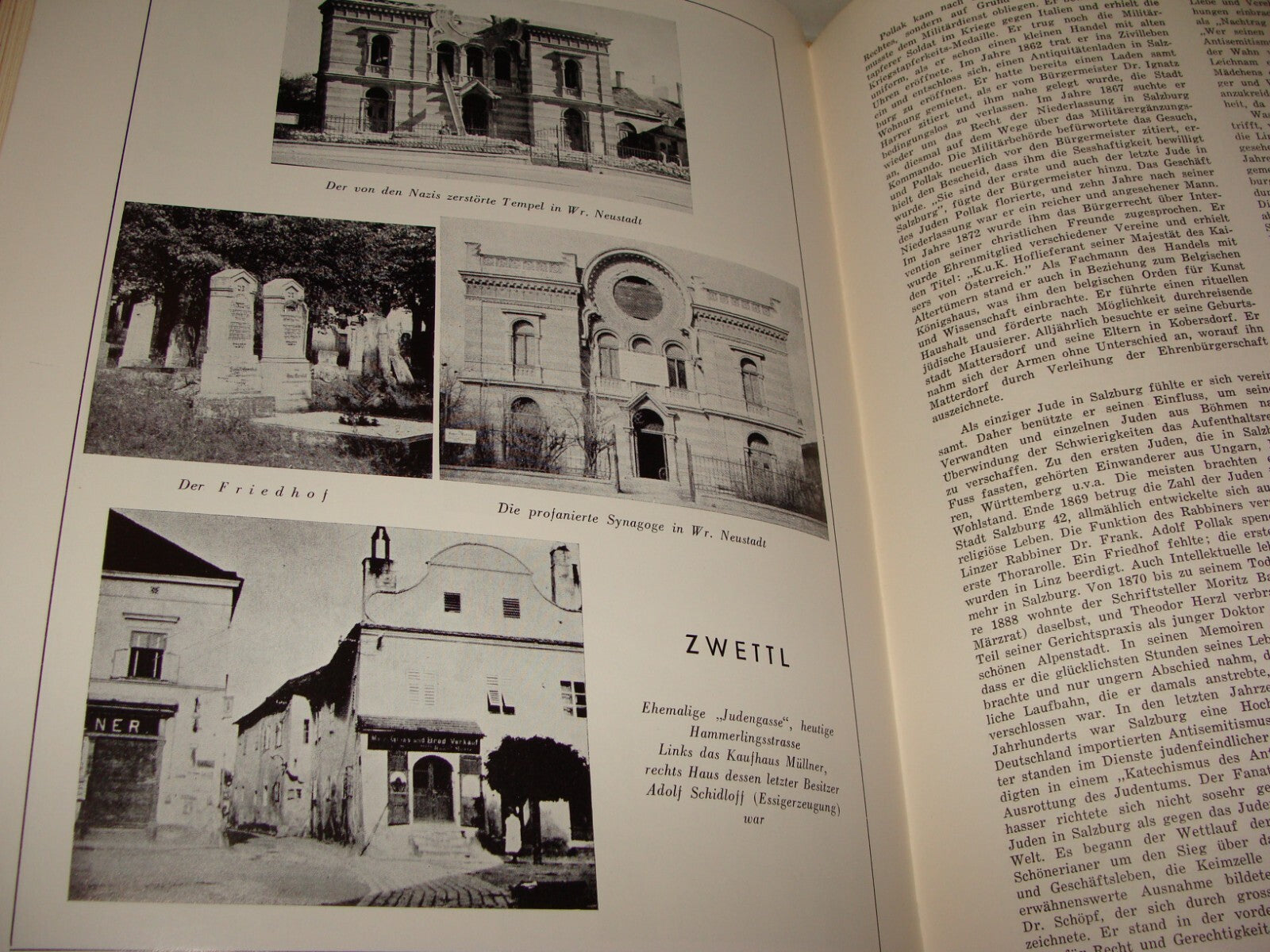 Book Jewish Judaica Austria Jews History 1971 In German Photos