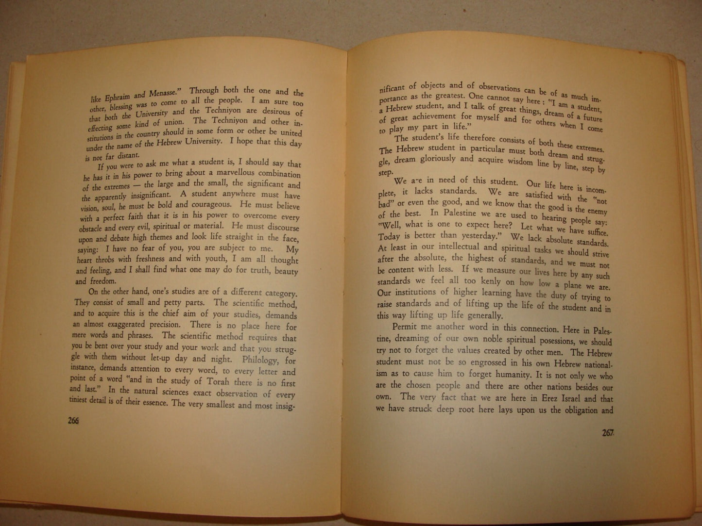 Book Jewish 1936 Palestine Israel Jerusalem Hebrew University Chancellor Magnes