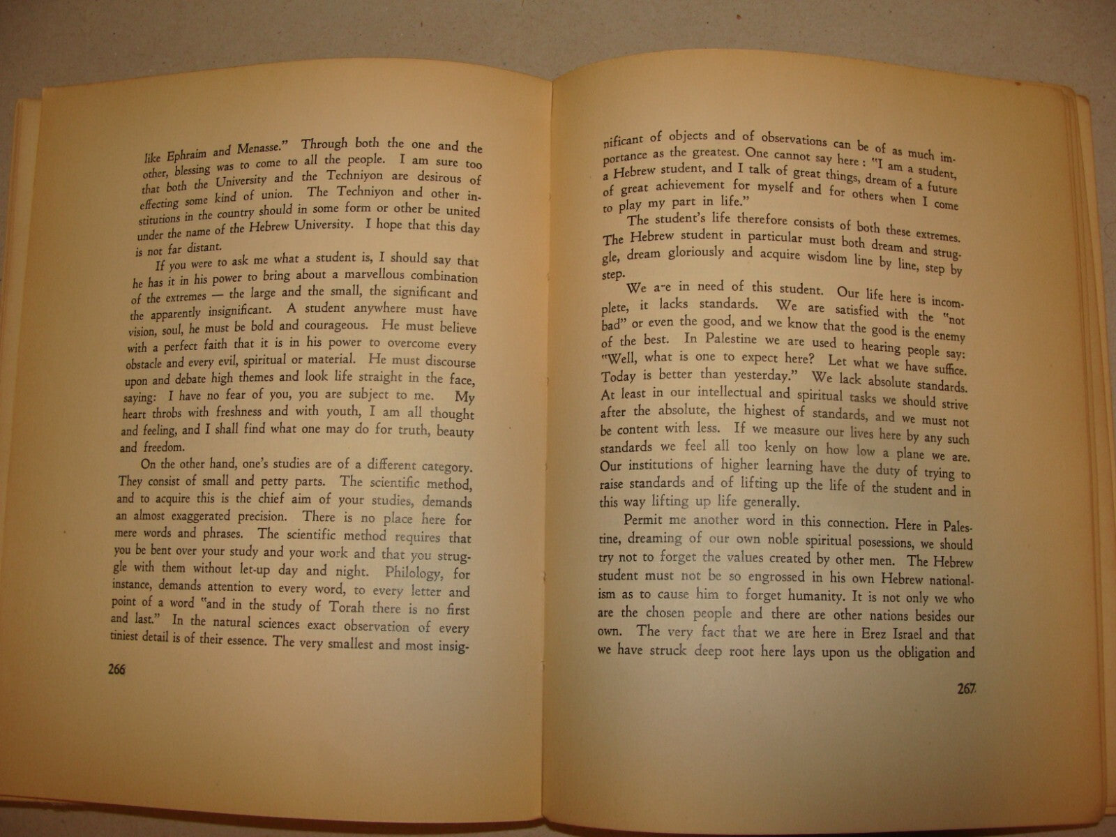 Book Jewish 1936 Palestine Israel Jerusalem Hebrew University Chancellor Magnes