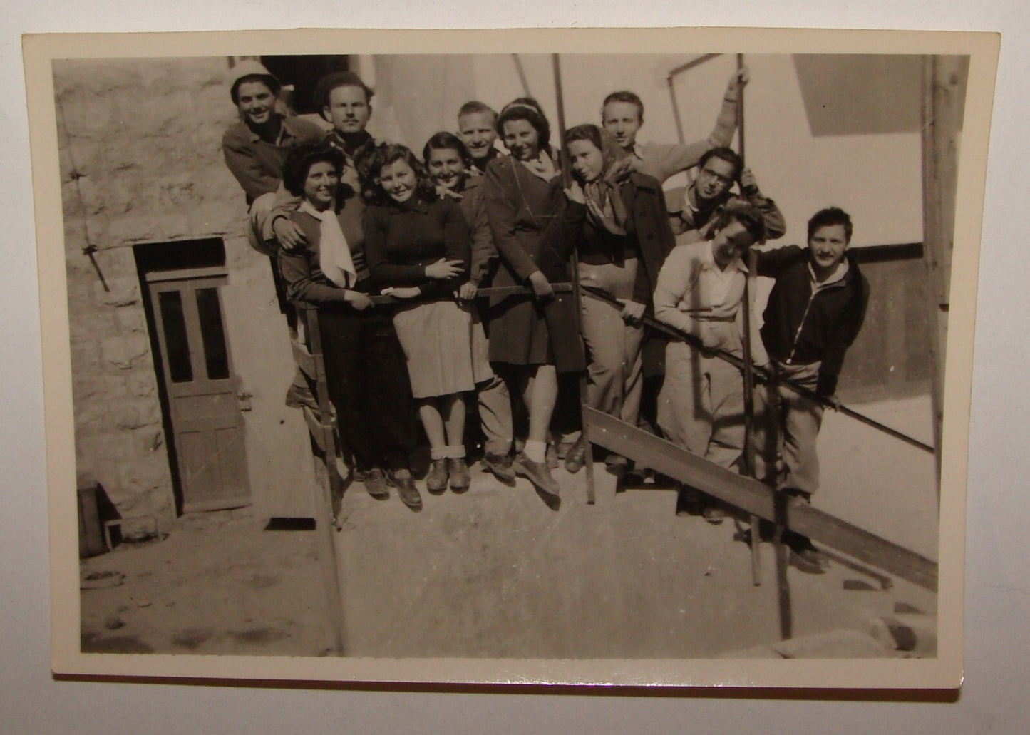 Photo Jewish Judaica 1948 Israel Jerusalem Motza Kids Children