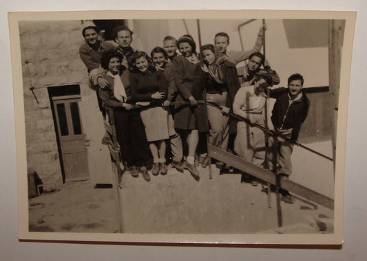 Photo Jewish Judaica 1948 Israel Jerusalem Motza Kids Children