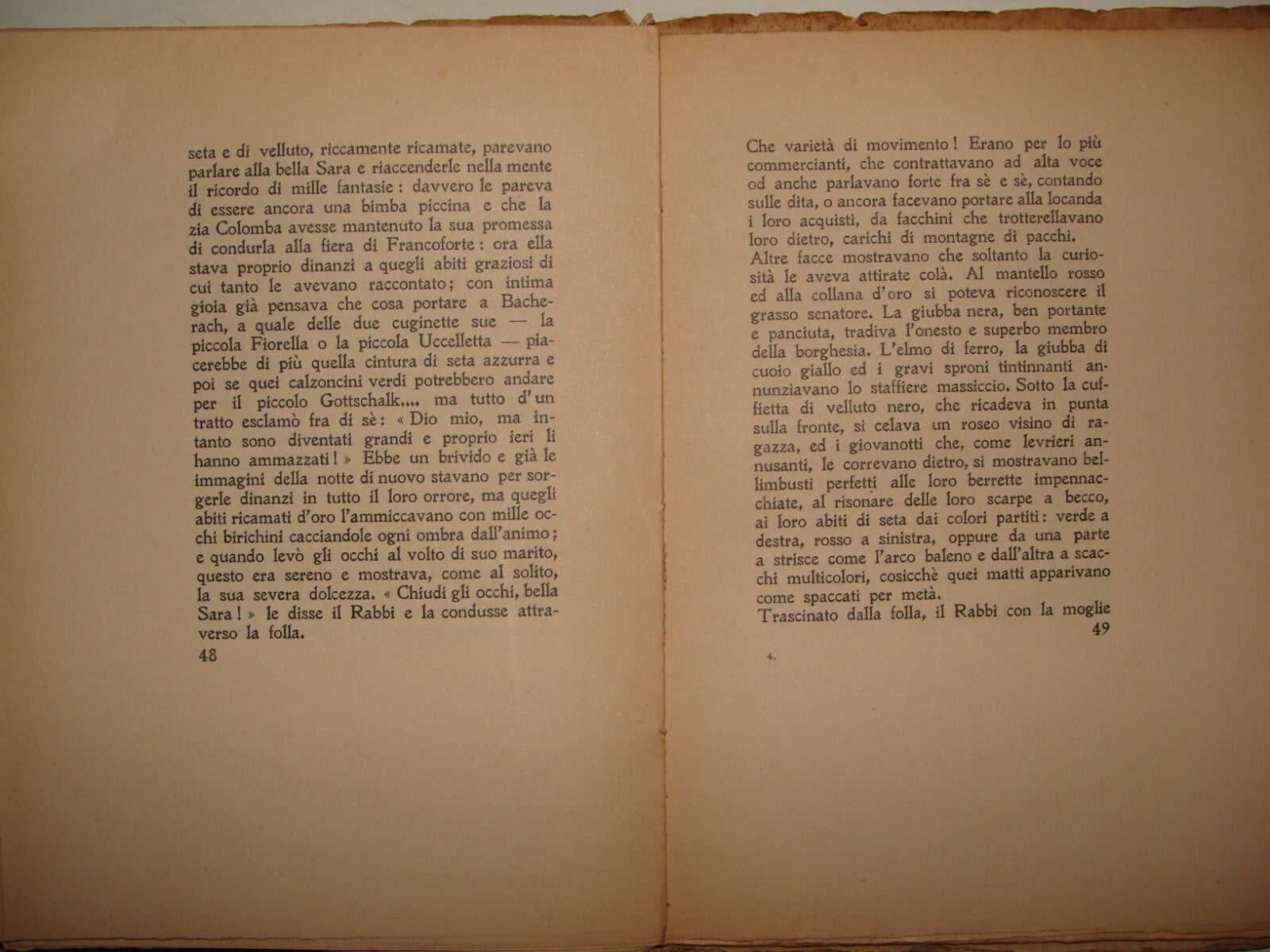 Book Jewish Judaica 1926 Heinrich Heine Bacherach Rabbi Italy Italian