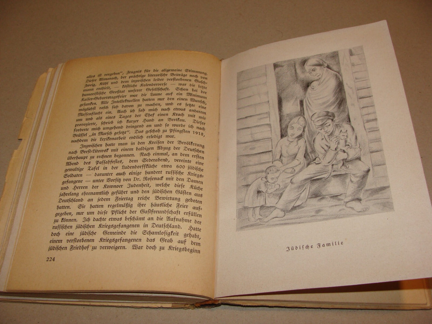 Germany Book Jewish Judaica 1924 German Poland Lithuania East Europe History