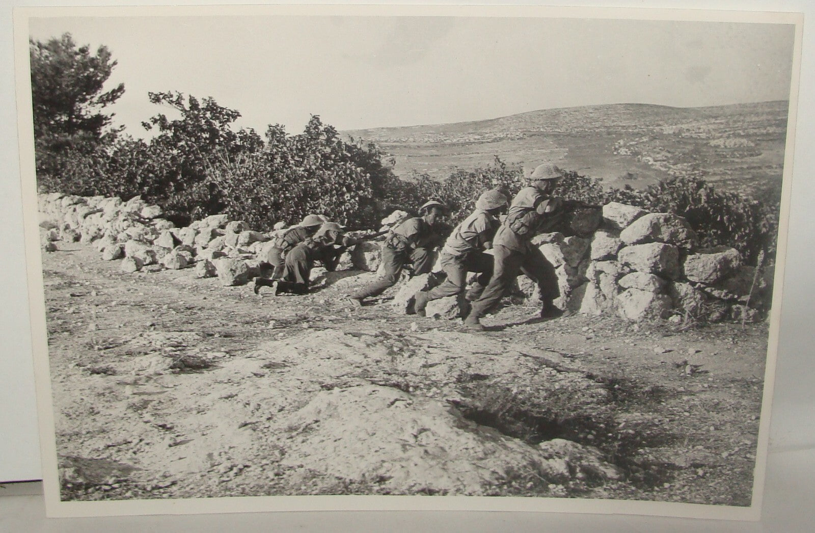 Photo Print Israel Army Israeli Military Independence War 1948 Jerusalem Katamon